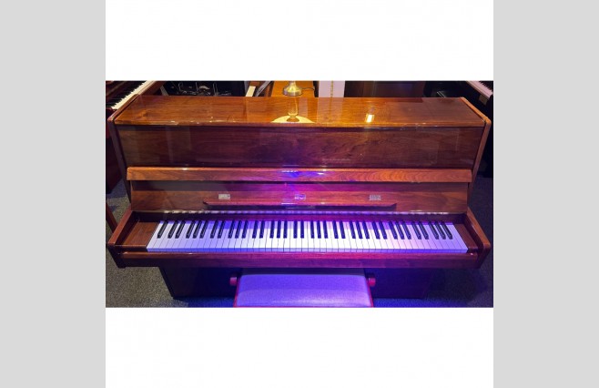 Hamlyn Klein Polished Mahogany CJS-109 Upright Piano, Used - All Inclusive Premium Package (SN:EB0203) - Image 1